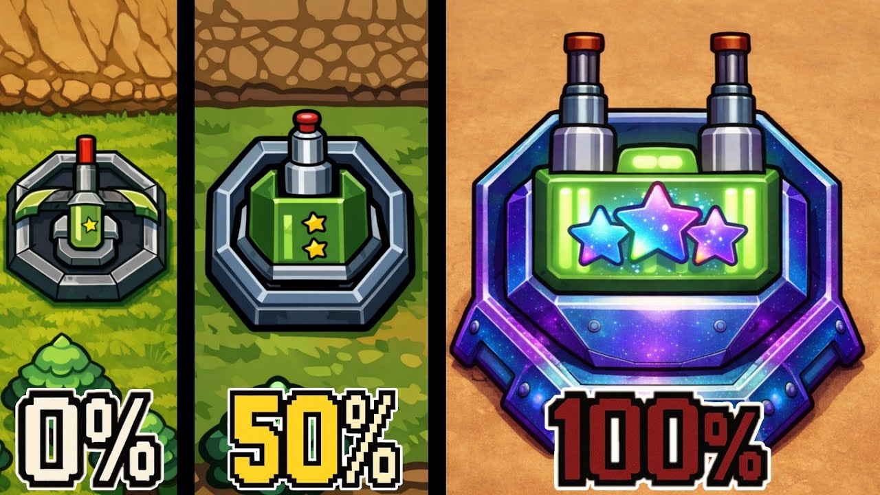 Aku Mengupgrade 100% Turret Gravitasi di Turret Defense King