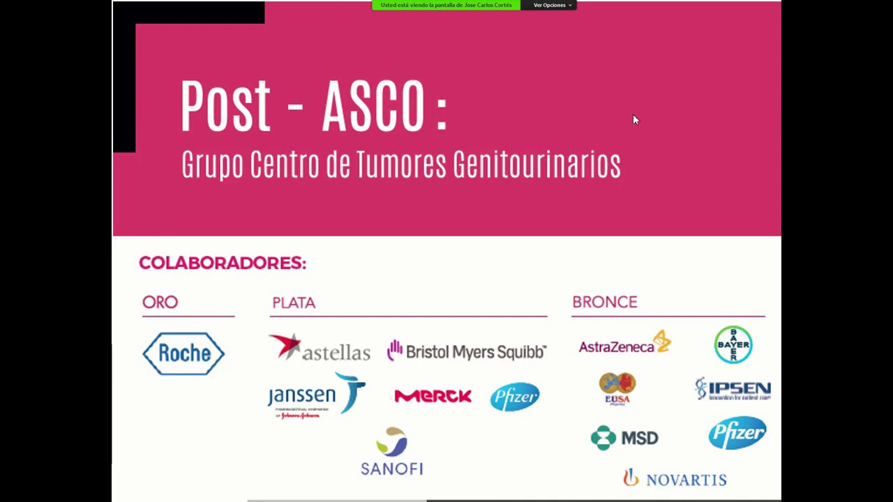 Post   ASCO  Grupo Centro de Tumores Genitourinarios