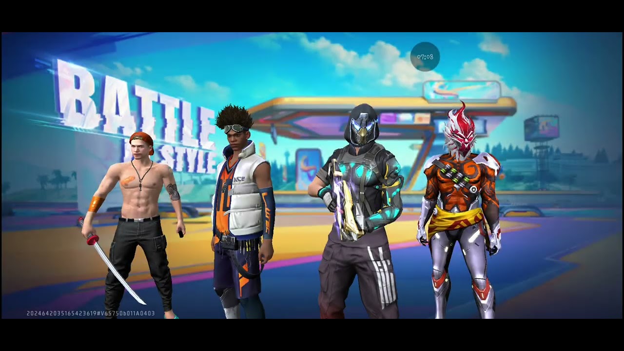Jugando free fire en 4 dedos por primera vez