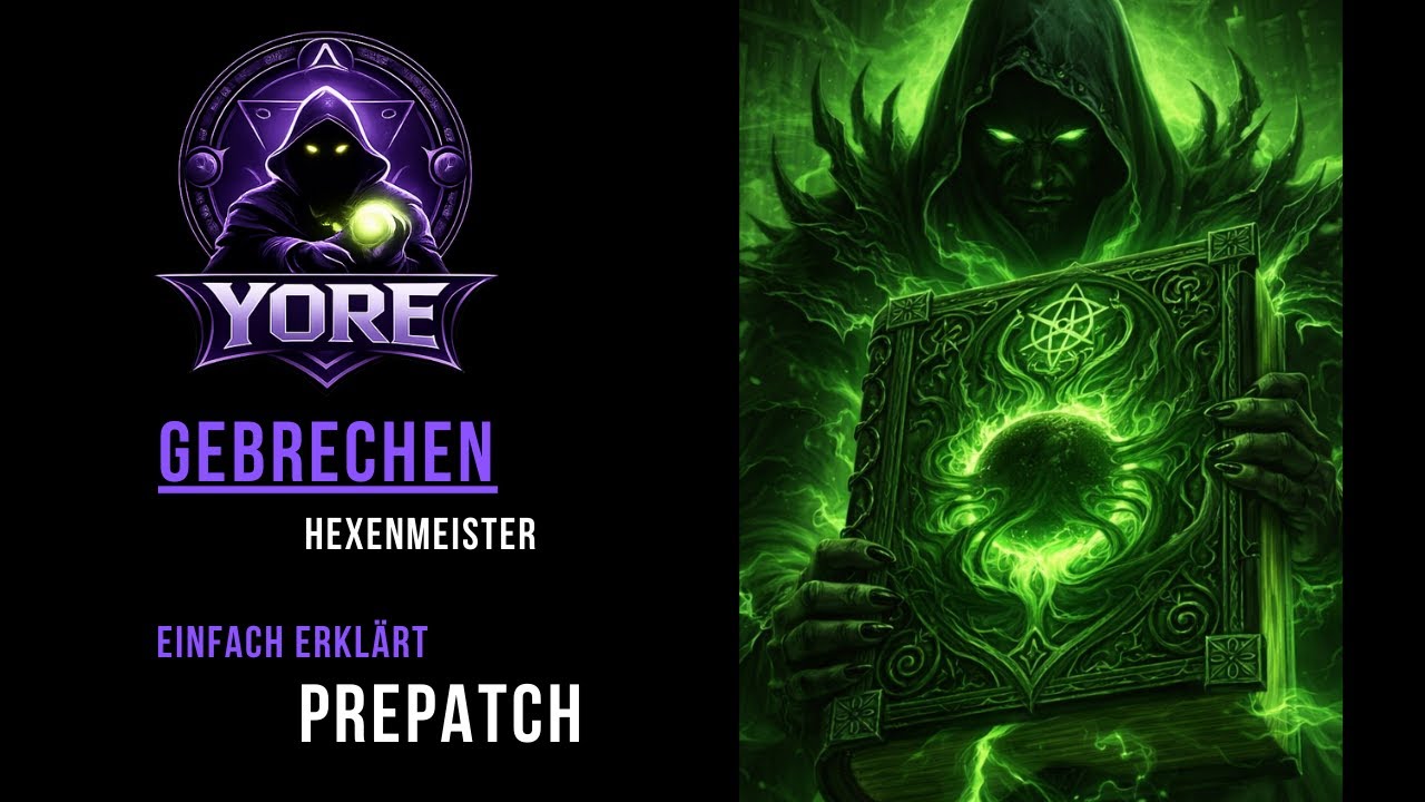 World of Warcraft PrePatch 12.0 - Gebrechen Hexenmeister - Schnelle Hilfe - Talente und Rota Tipps