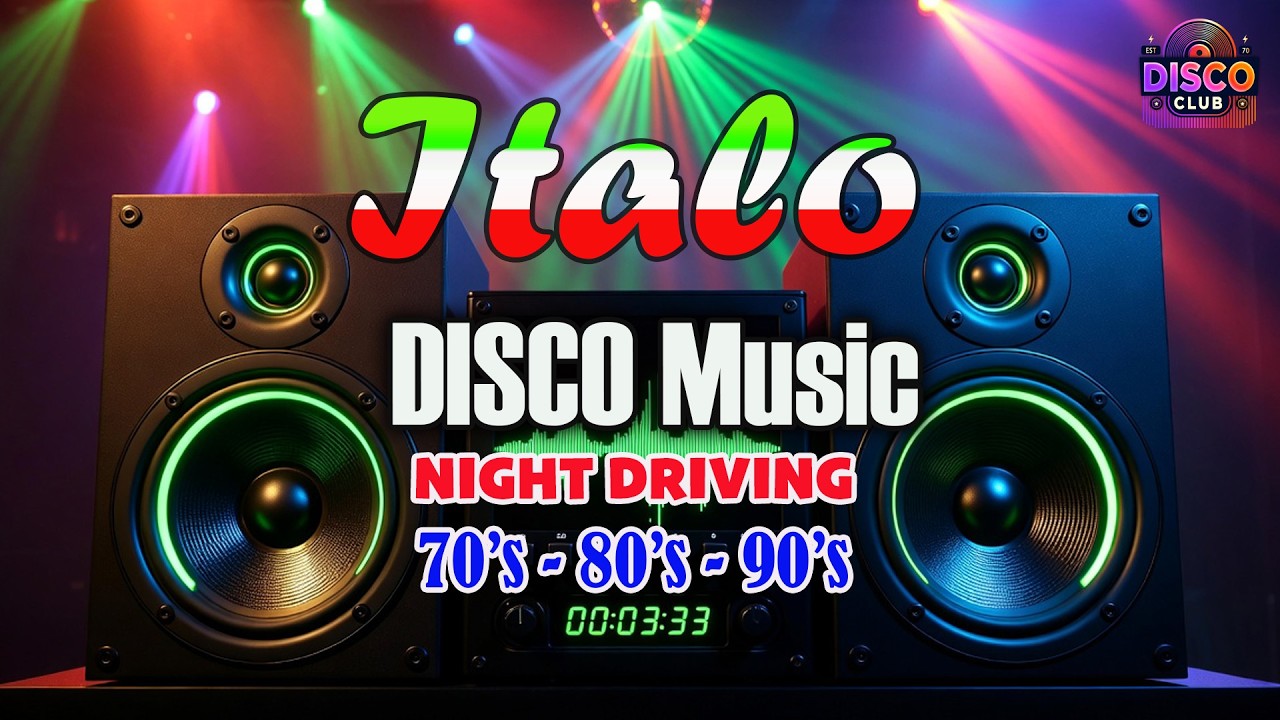 Driving Music Italo Disco |80s Synthwave / Euro Disco  Instrumental Retro Night Drive