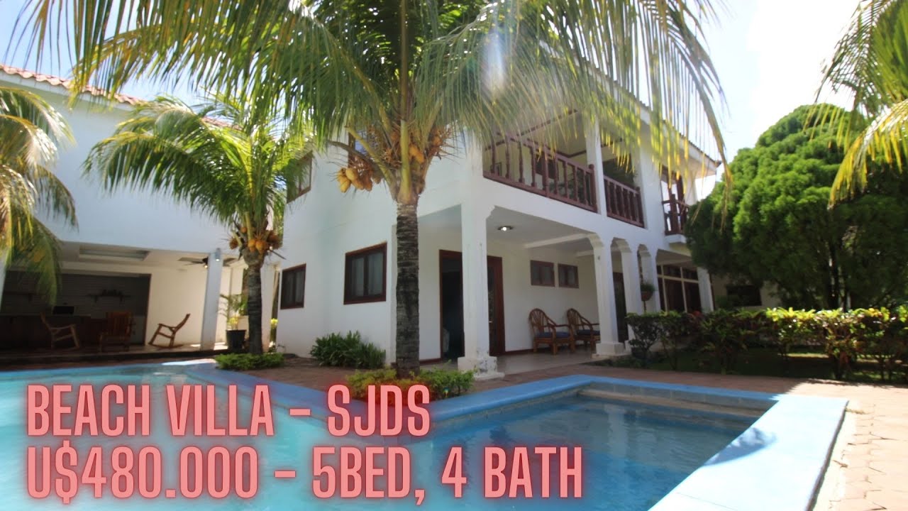 Dream Beach House | 5 Bed, 4 Bath | BVN Realty | SJDS, Nicaragua | +505 8568-9174 | bvnica.com