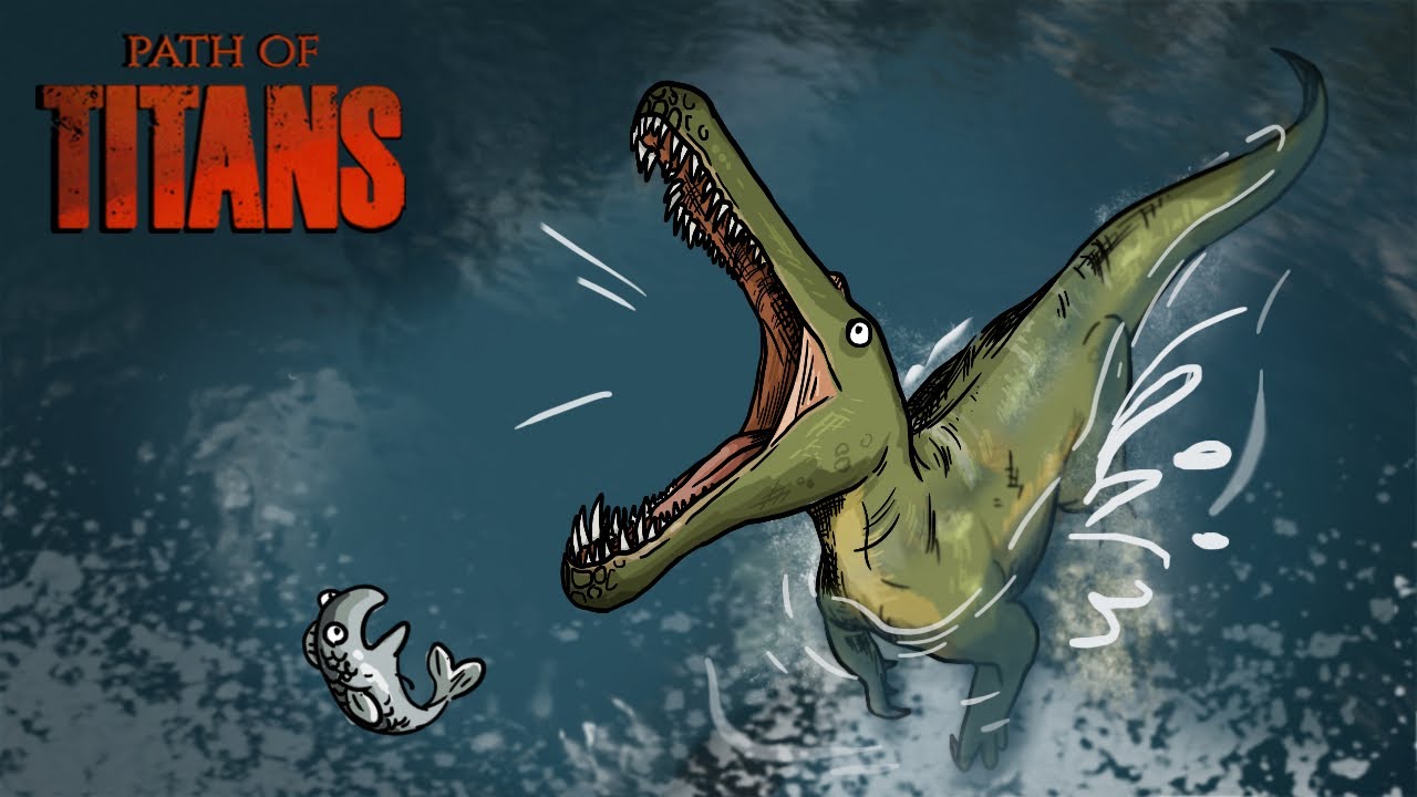 Lurking in The Deep | Suchomimus gameplay | Path of titans