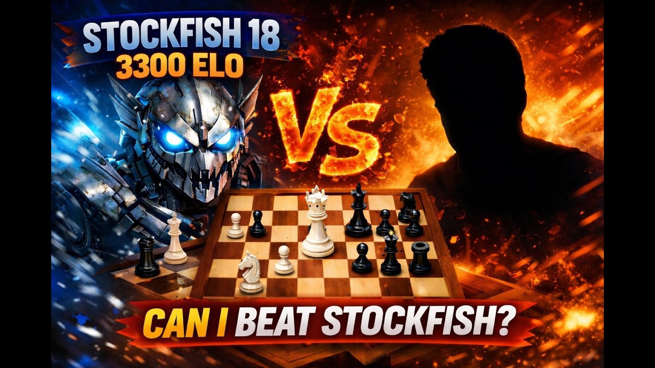 Can I Beat Stockfish 18? (3300 ELO Challenge)