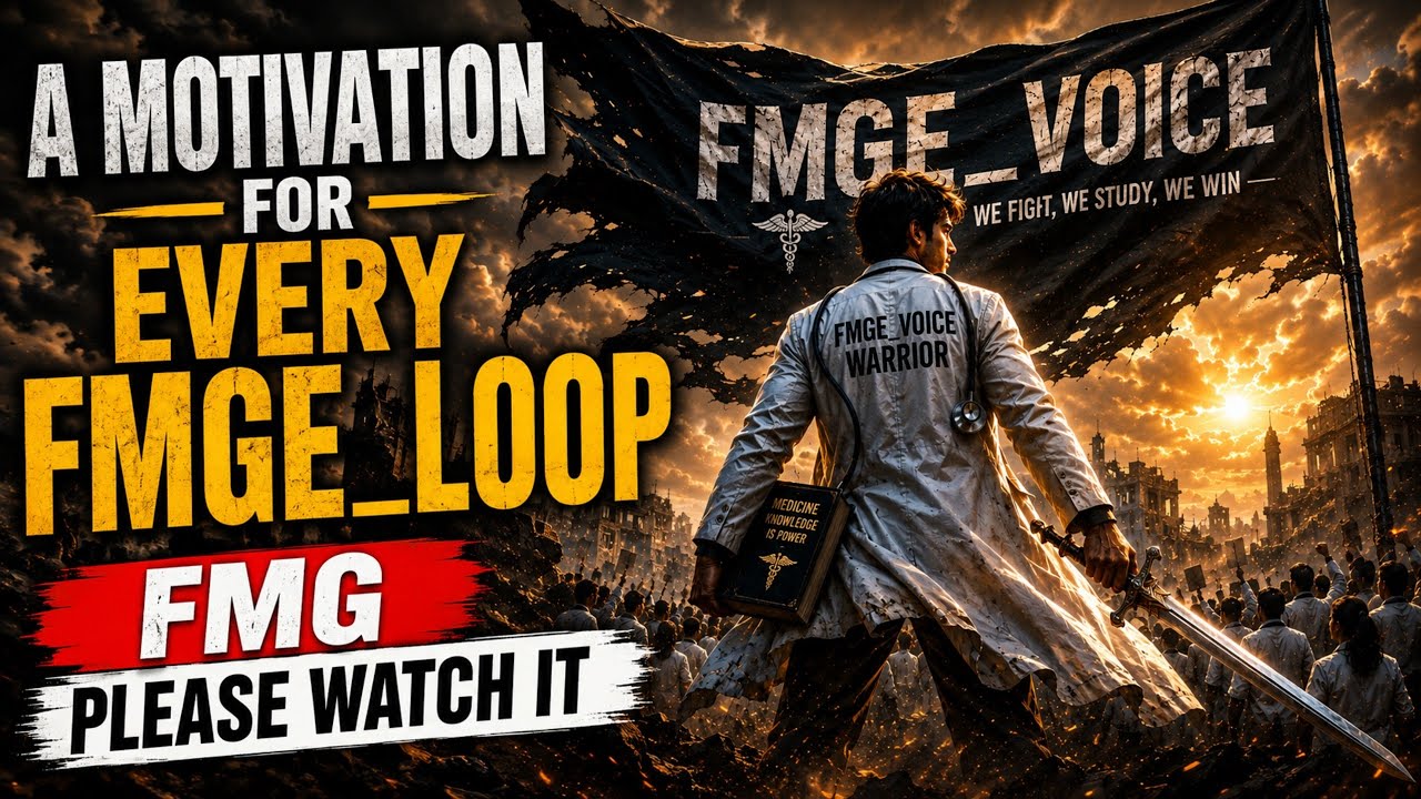FMGE latest update 2026 🔥 Every FMGE Aspirant Watch | Never Give Up | #fmge #fmge2026 @frusted_fmge