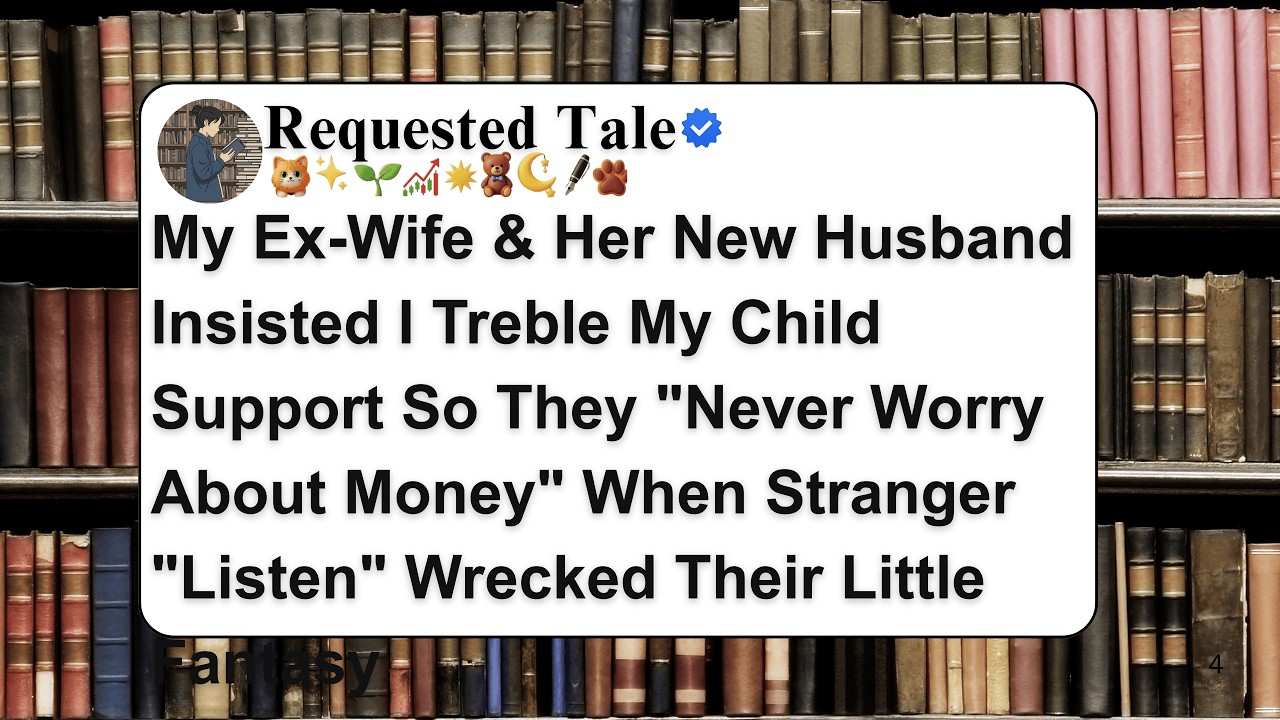 My Ex-Wife & Her New Husband Insisted I Treble My Child Support So They 