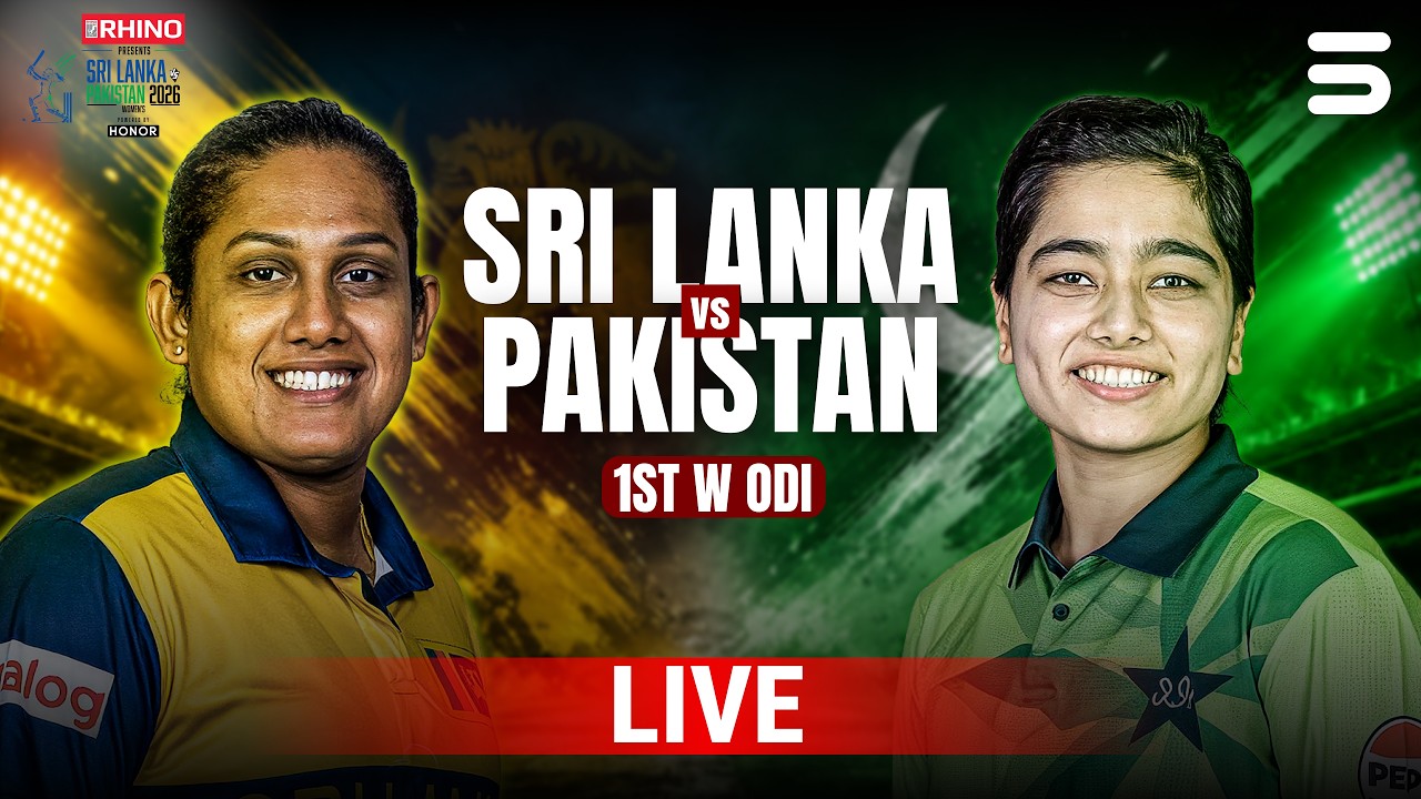 LIVE | Pakistan Women vs Sri Lanka Women | ODI Series 2026 | Match 01| M9l1T