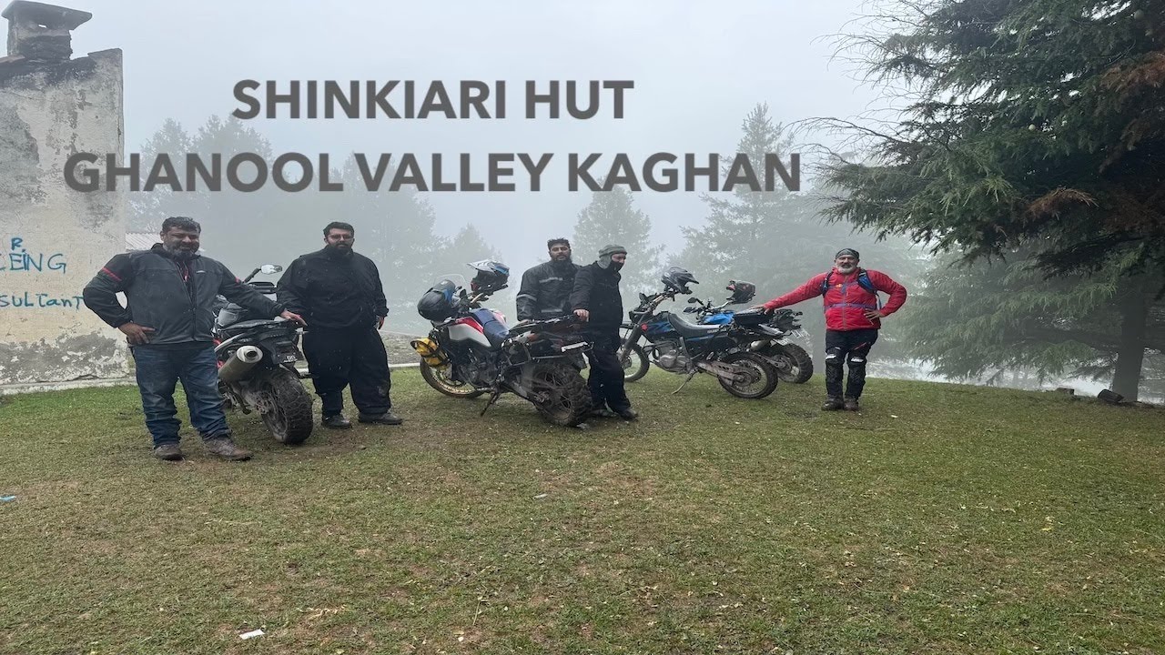 SHINKIARI HUT - GHANOOL VALLEY KAGHAN - JUL 2024 - A RAINY DAY RIDE