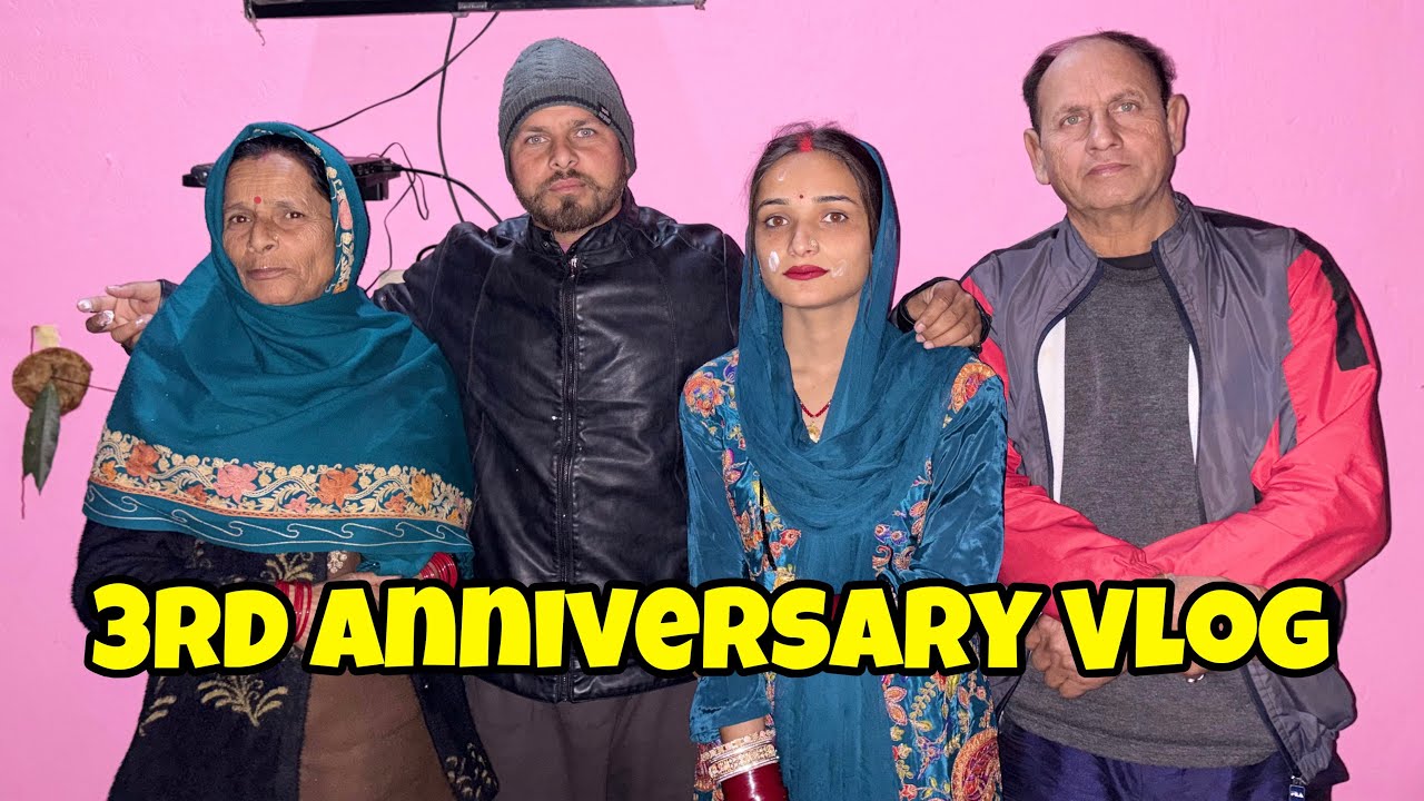 Hamari 3rd Anniversary Ka Vlog 🥰 !! #anniversary #pahadivlog #pahadilifestyle 