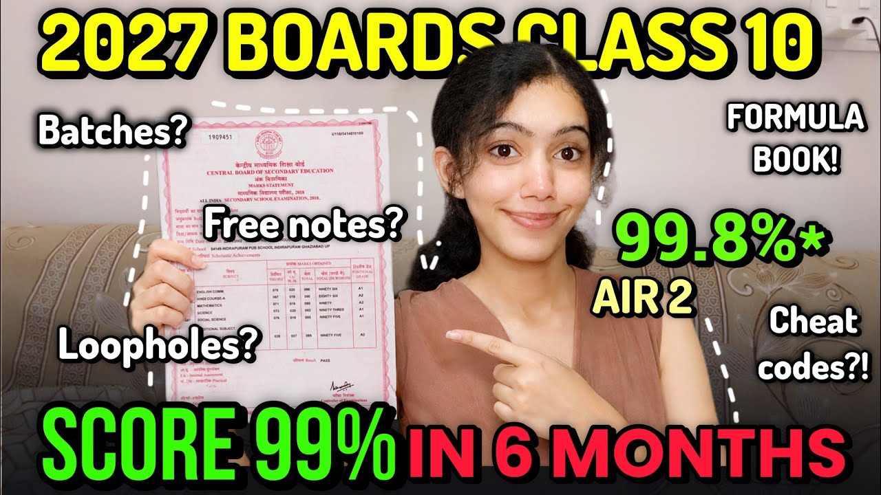 ☠️How to score 99% after wasting summer vacations? ULTIMATE PLAN