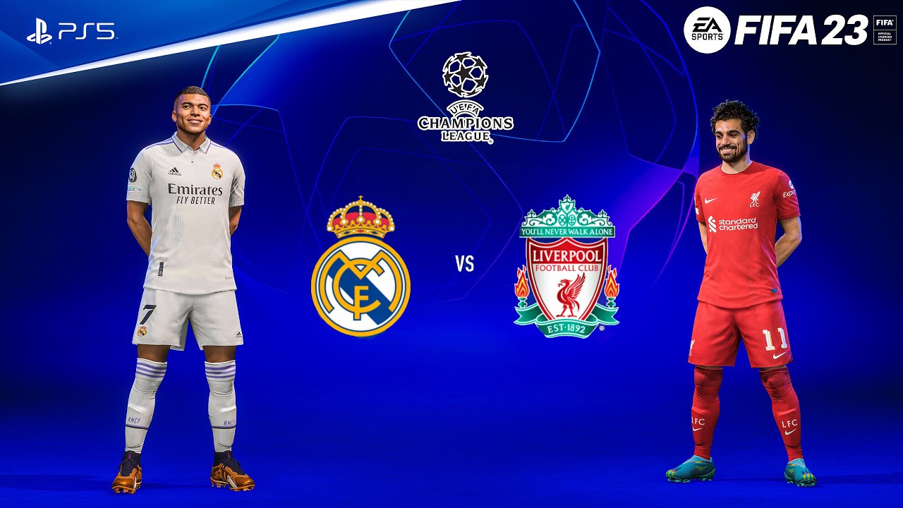 FIFA 23 - Real Madrid vs. Liverpool Ft. Mbappe, Bellingham, | UEFA Champions League | PS5™ [4K60]