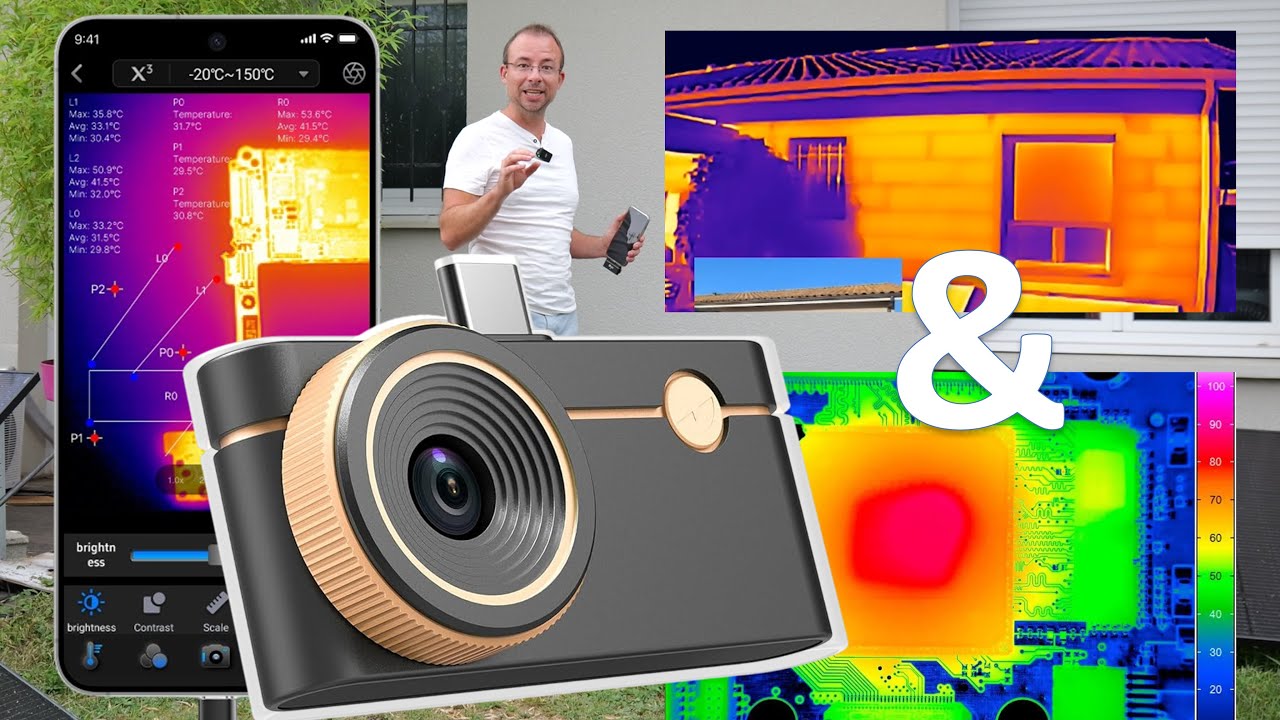 Thermal Master P3 ❤️ La caméra thermique qui filme de près et de loin