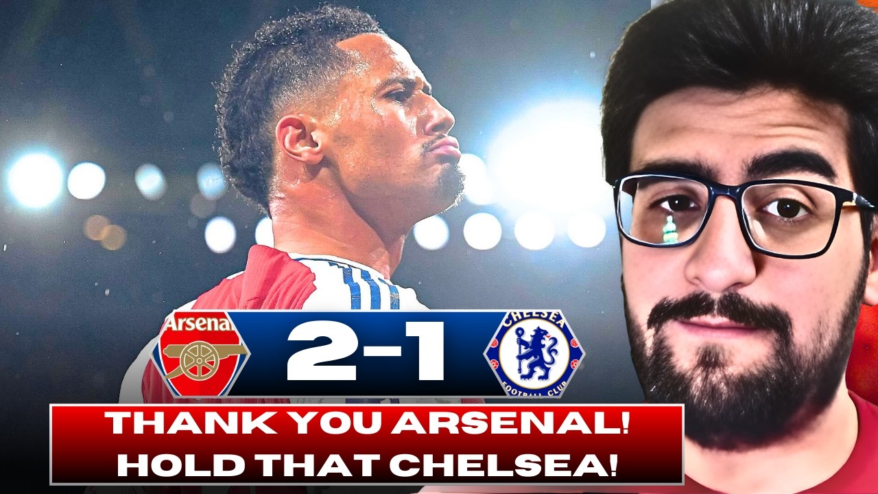 THANK YOU ARSENAL! HOLD THAT CHELSEA! RICE DOMINATES CAICEDO 🔥! GABRIEL & SALIBA ARE ELITE 🔒!