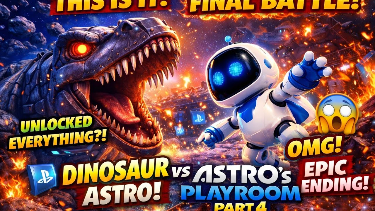 THE FINAL BOSS IS INSANE! 🦖 | Astro’s Playroom PART 4.
