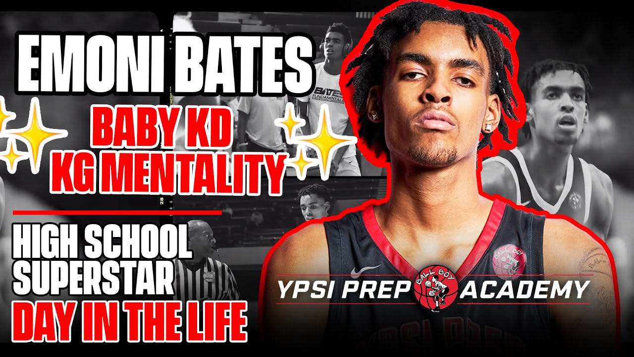 Emoni Bates is a Baby Kevin Durant with a KG Mentality, Life at Ypsi Prep | SLAM Day in the Life