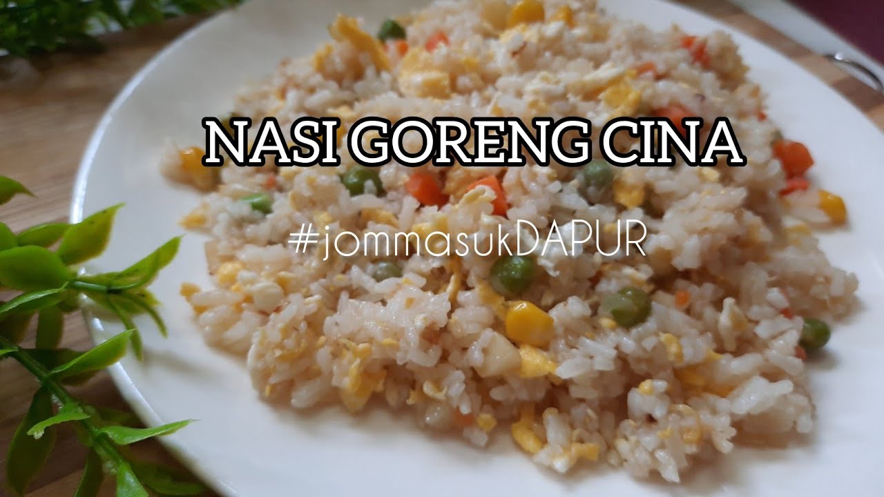NASI GORENG CINA TERLAJAK MUDAH