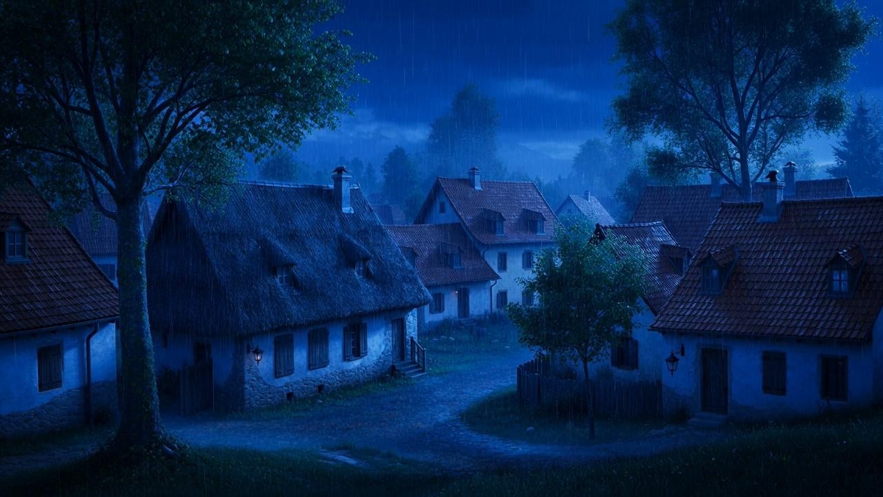Heavy Rain Echoing Through the Darkness 🌧️ | Insomnia Sleep Aid