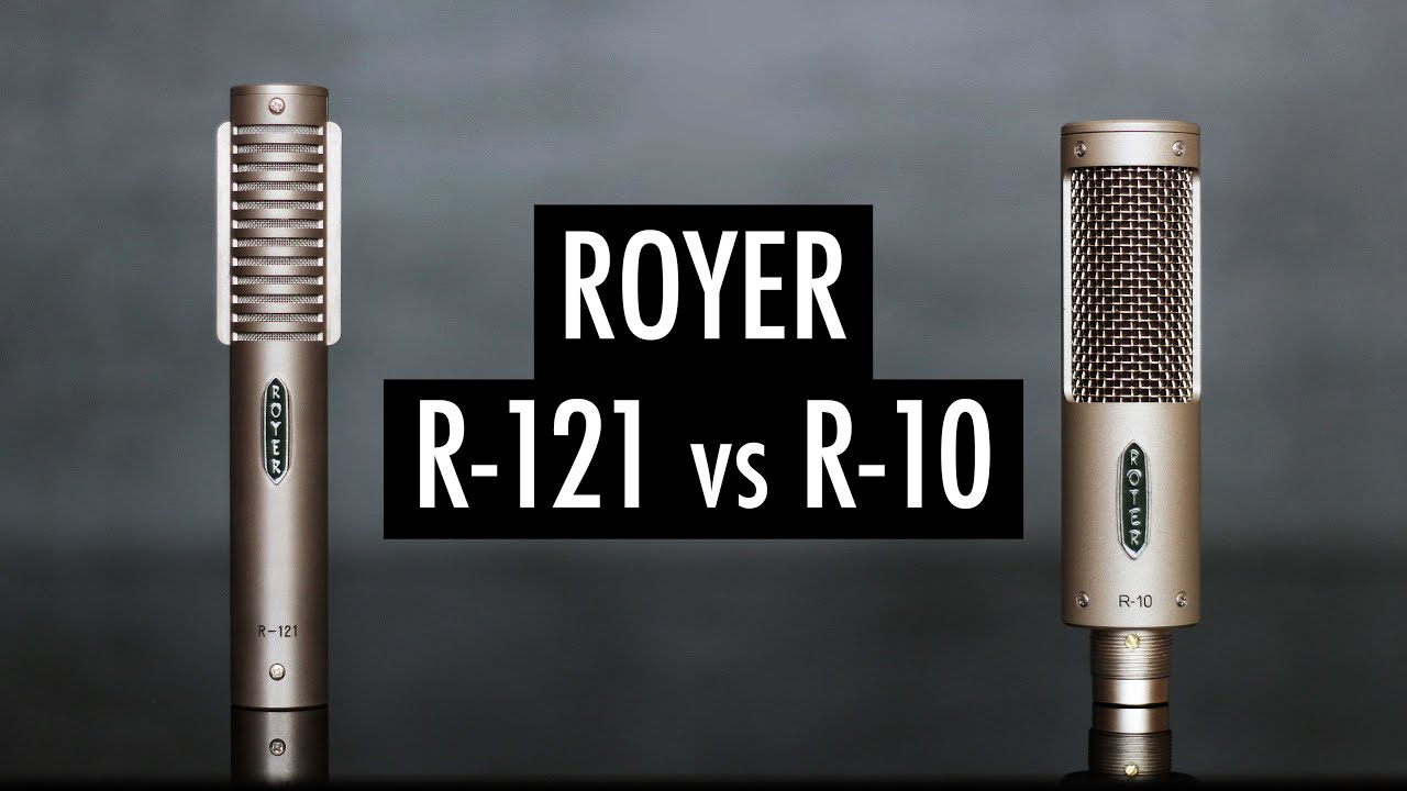 Royer Labs R-121 & R-10 Ribbon Mic Comparison - Electric Guitar