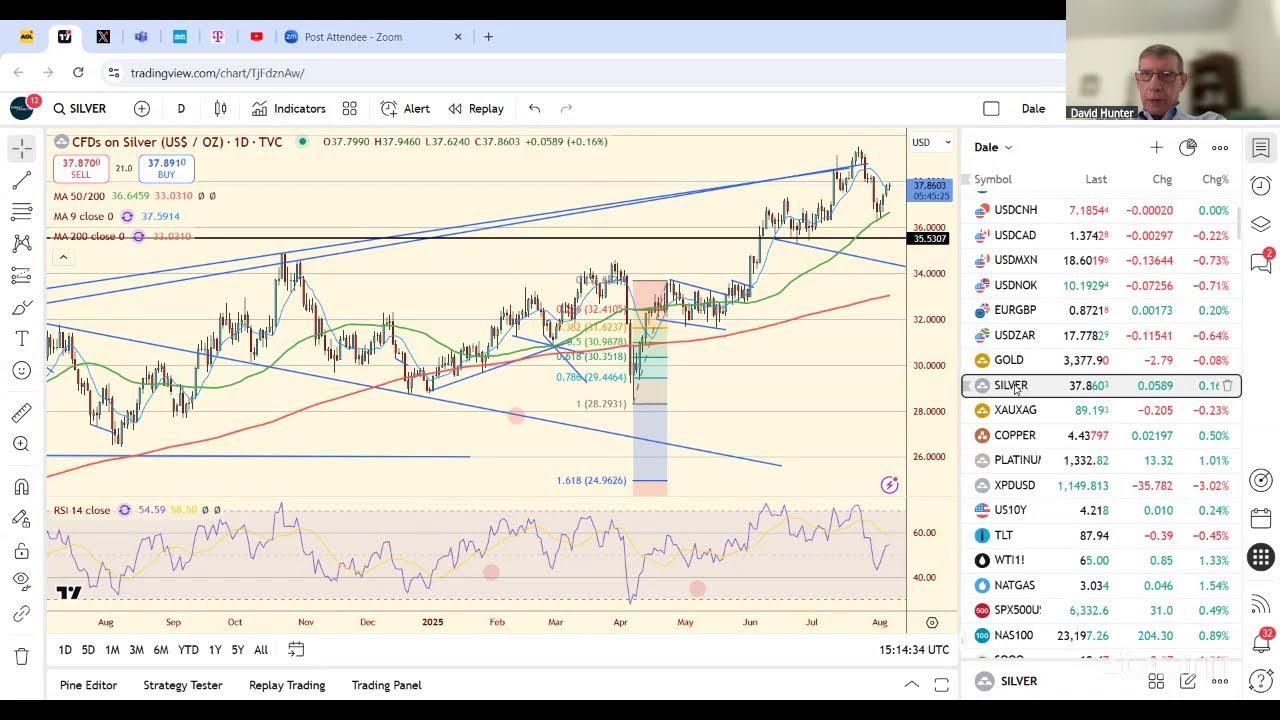 TradeGateHub Live Trading | David Hunter @DaveHContrarian Updates Revised Market Meltup Objectives.