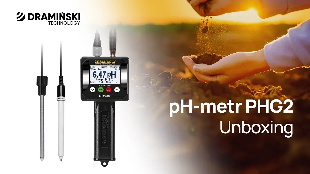 PHG2 pH-metr rolniczy do gleby i płynów – Unboxing