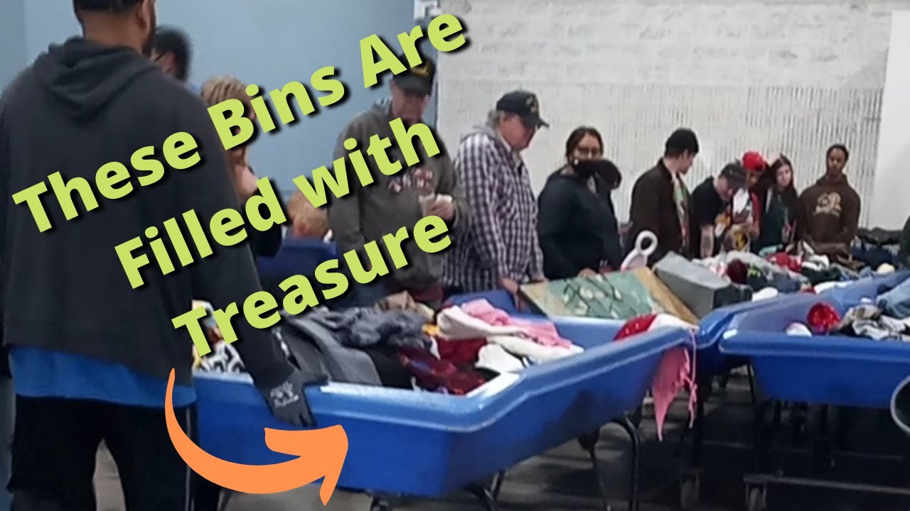 Thrifting At the Goodwill Bins