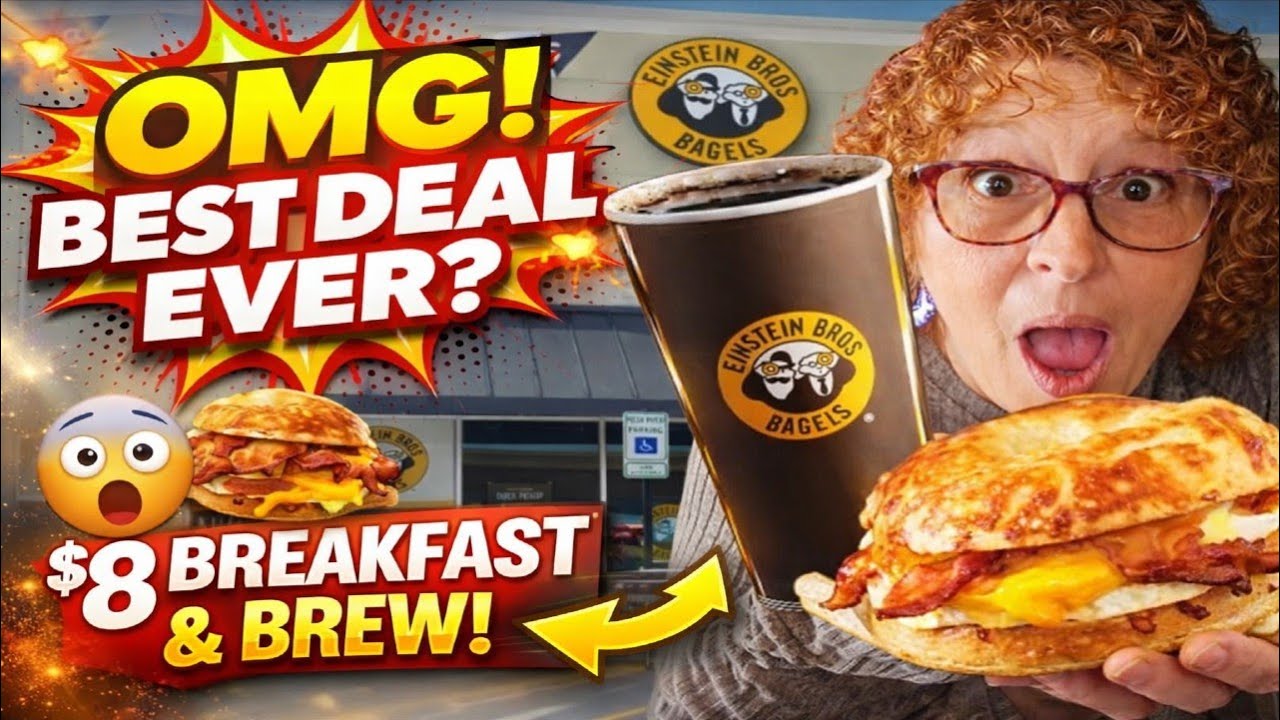 Eating the $8 Breakfast Meal Deal at Einstein Bros Bagels in Wesley Chapel… Worth It?
