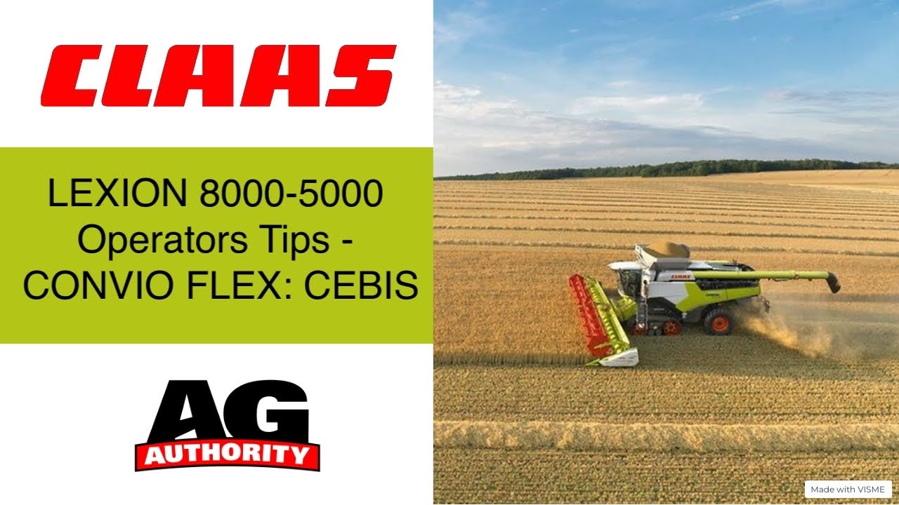 LEXION 8000-5000 Operators Tips - CONVIO FLEX: CEBIS