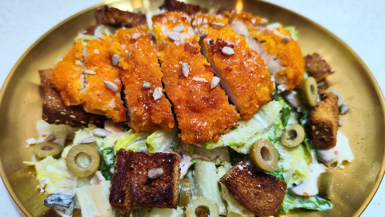 Caesar Salad with Grilled Chicken | Fresh & Delicious Recipe