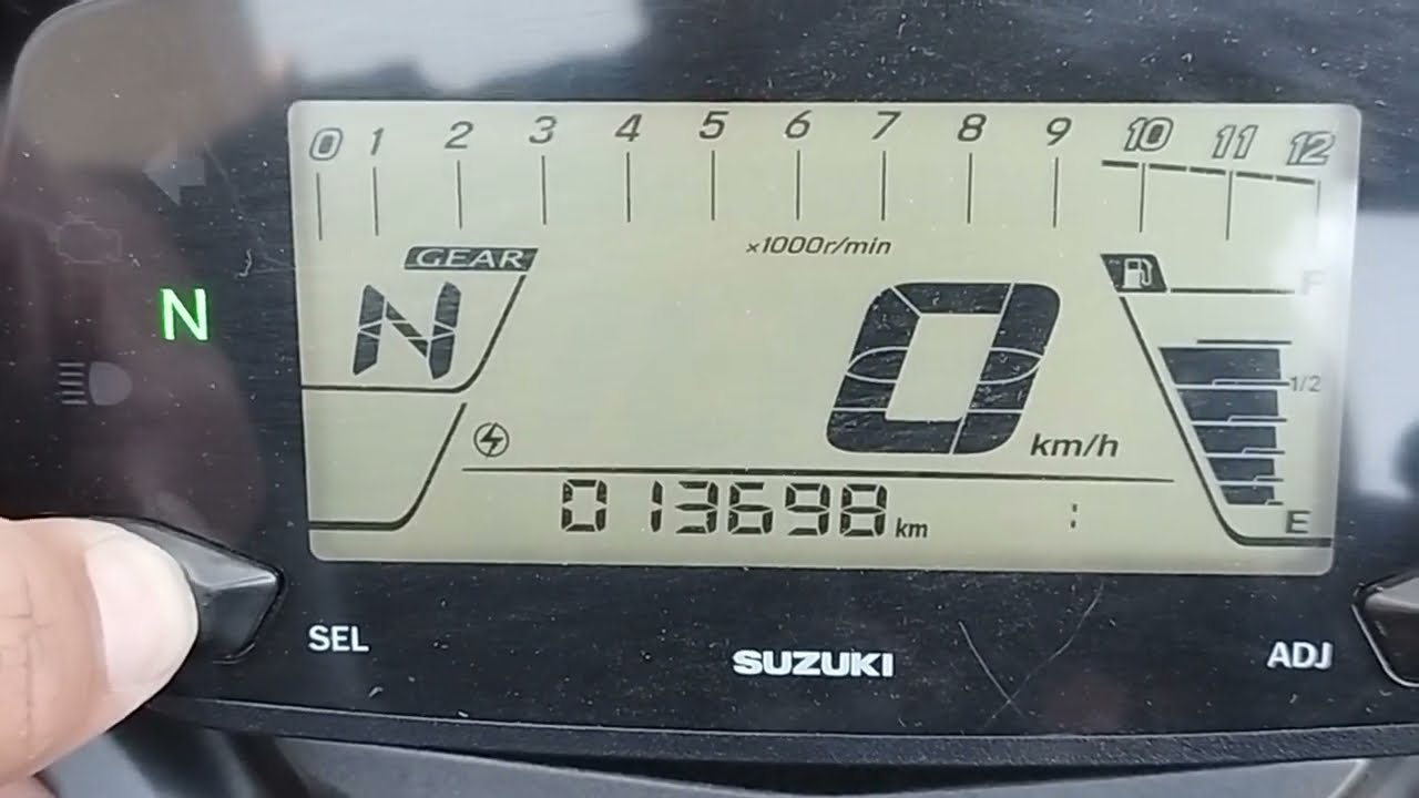 Configuración del Tablero Suzuki gixxer 150