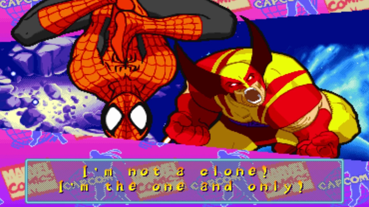 Marvel Super Heroes VS Street Fighter - Spider-Man/Wolverine - Expert Difficulty Playthrough