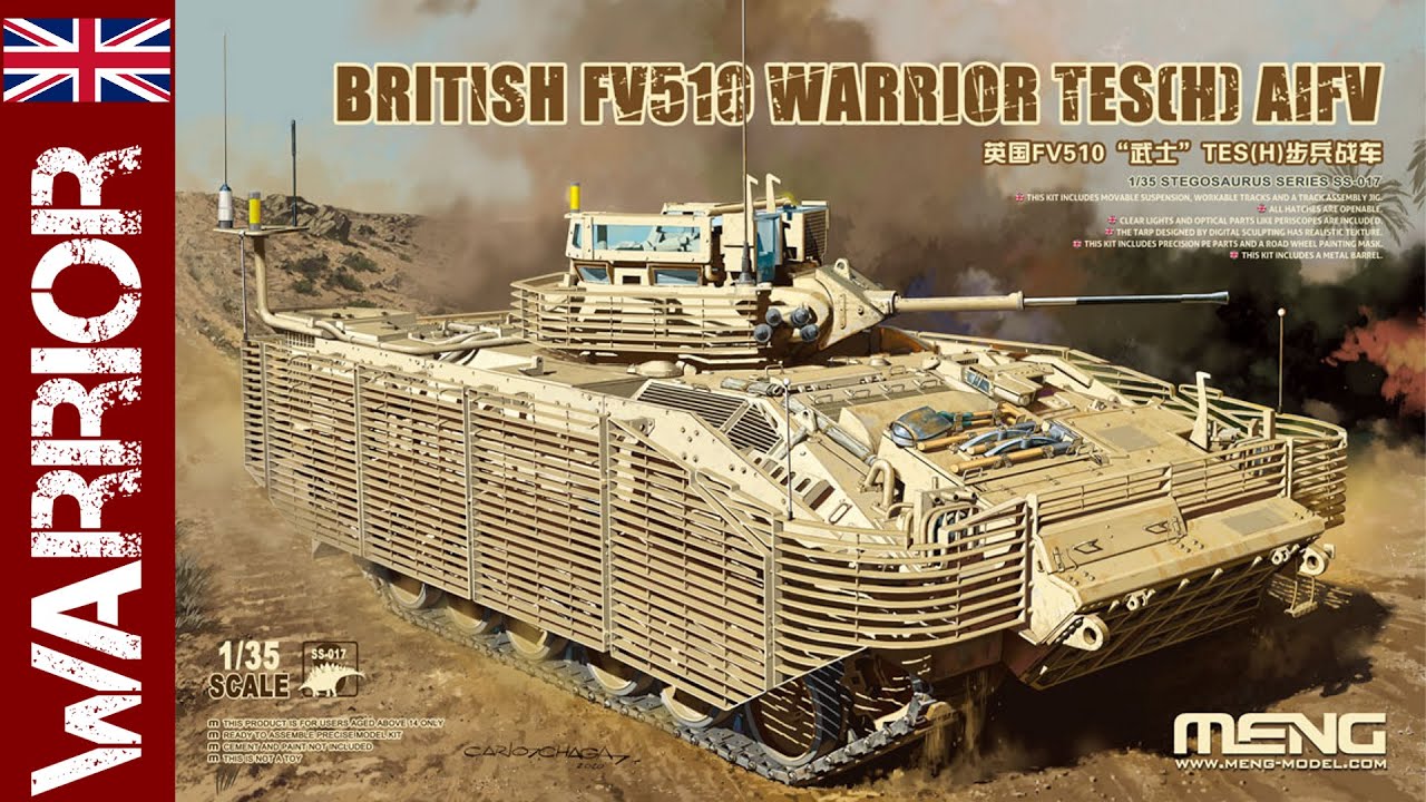British FV510 Warrior TES(H) - Part 1 (Meng 1:35 scale model)