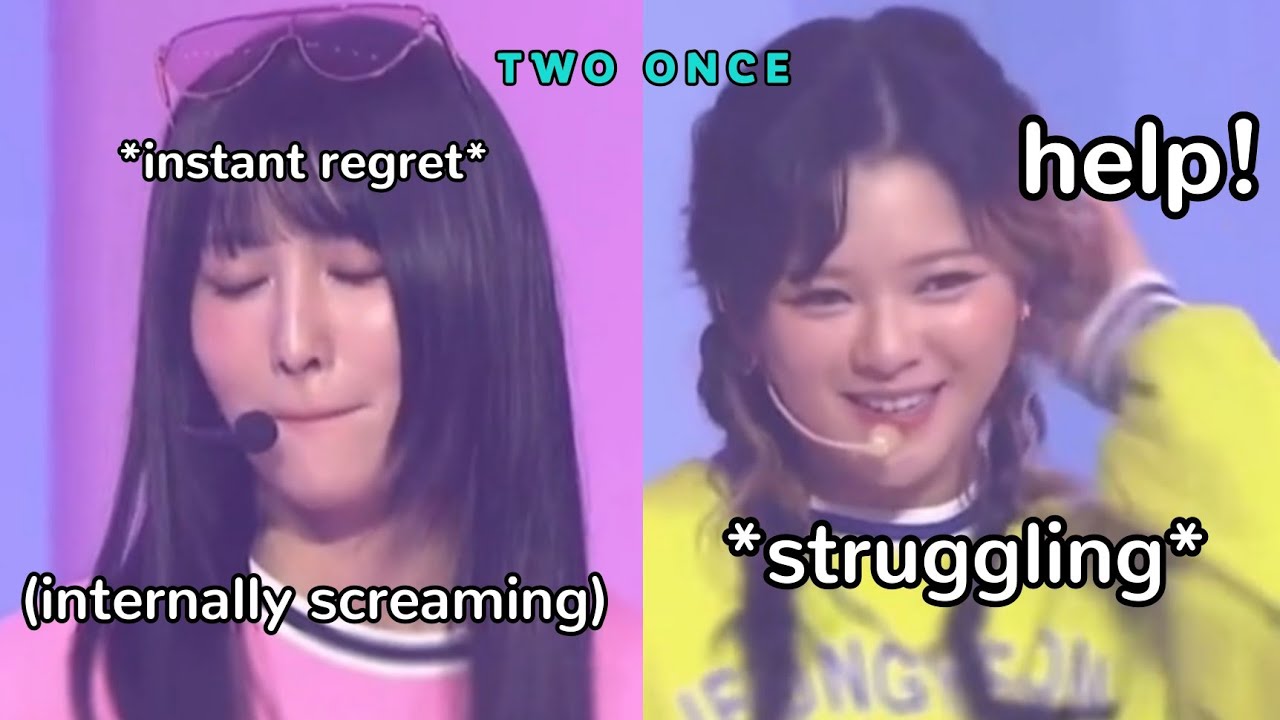 how twice overcome the *anticipated* aegyo intro 🤣