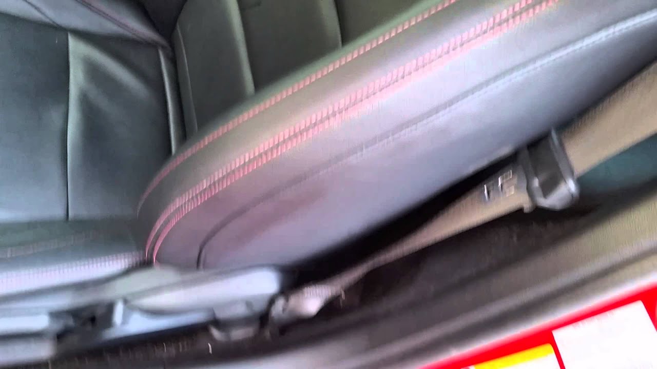 2015 mustang gt dying factory stitching red pt 2