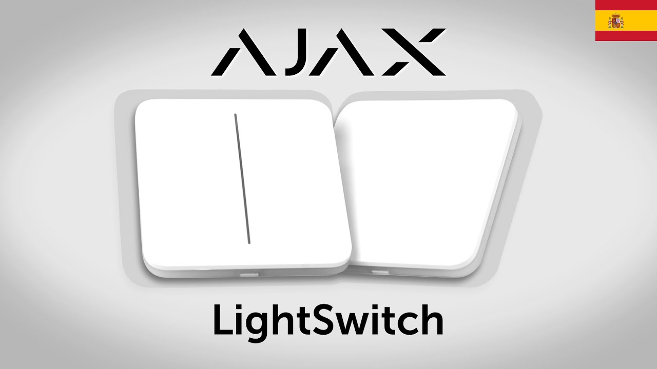 LightSwitch Ajax | Interruptor de luz inteligente con tecnología inalámbrica Jeweller