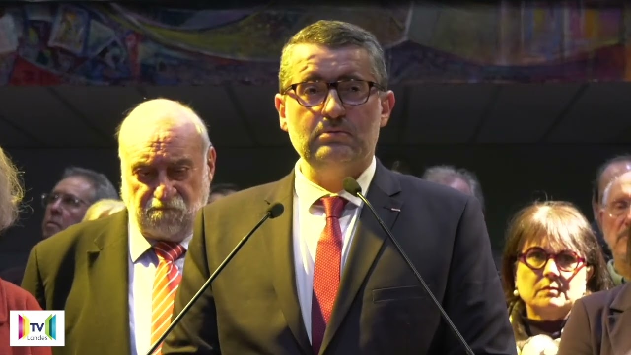 voeux 2025   Les voeux du Maire de Tarnos Marc Mabillet