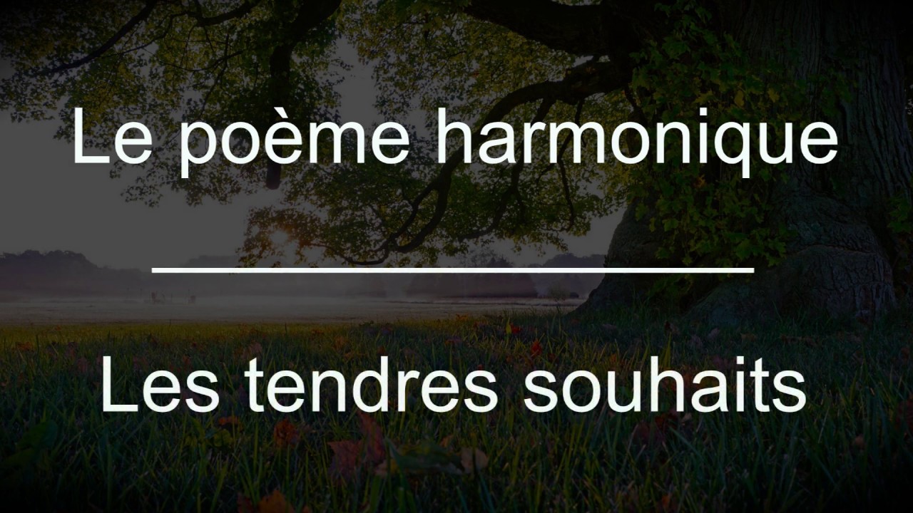 Le Po&egrave;me Harmonique - Les tendres souhaits LYRICS