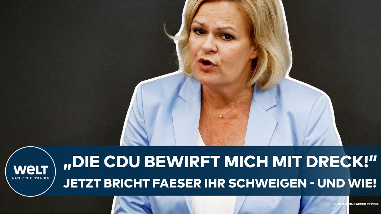 NANCY FAESER: Schönbohm-Affäre! 
