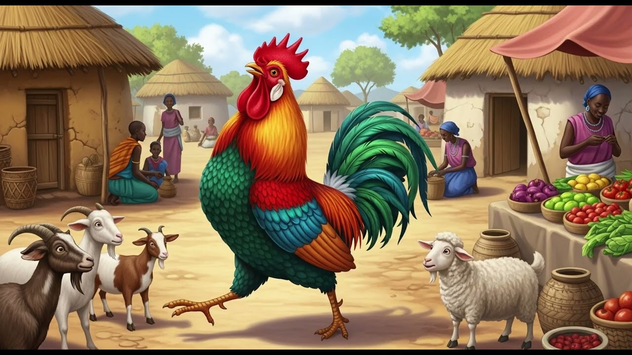 ALO O! The Proud Rooster Who Thought He Controlled the Sun | Yoruba Folktale With Moral Lesson