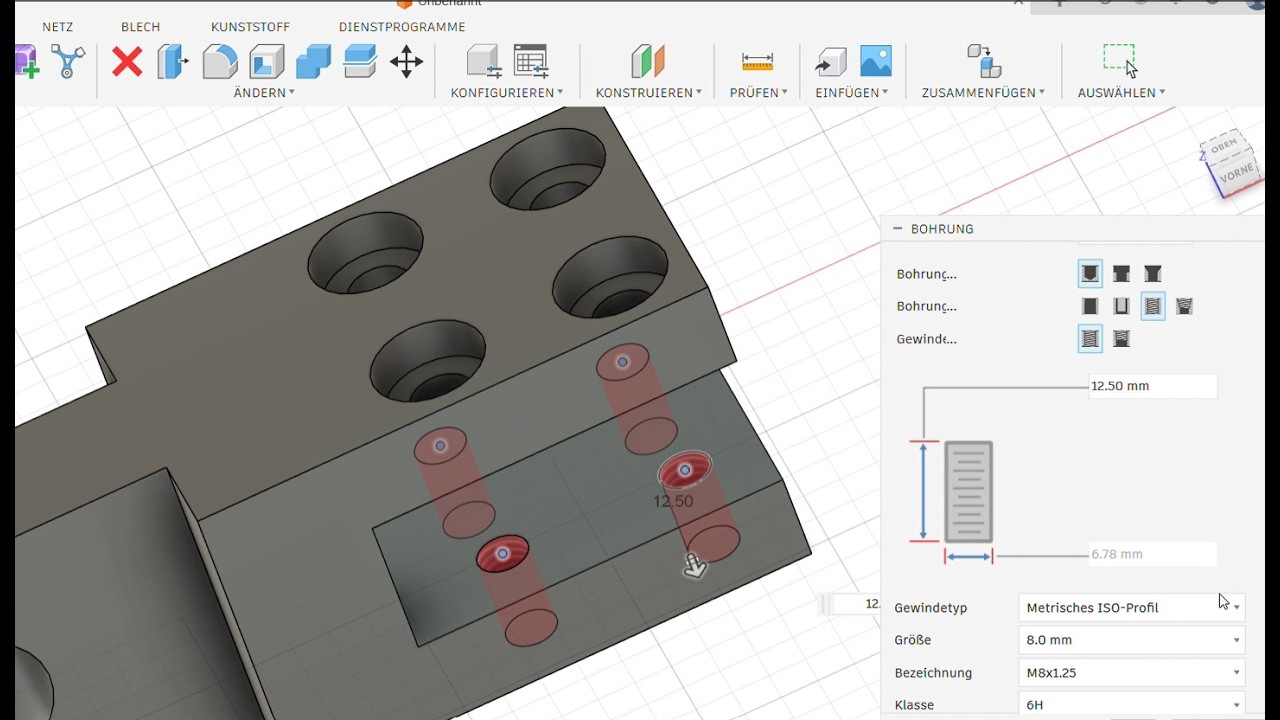 Autodesk Fusion: Gelenklasche (Erklärvideo) - Nr 7