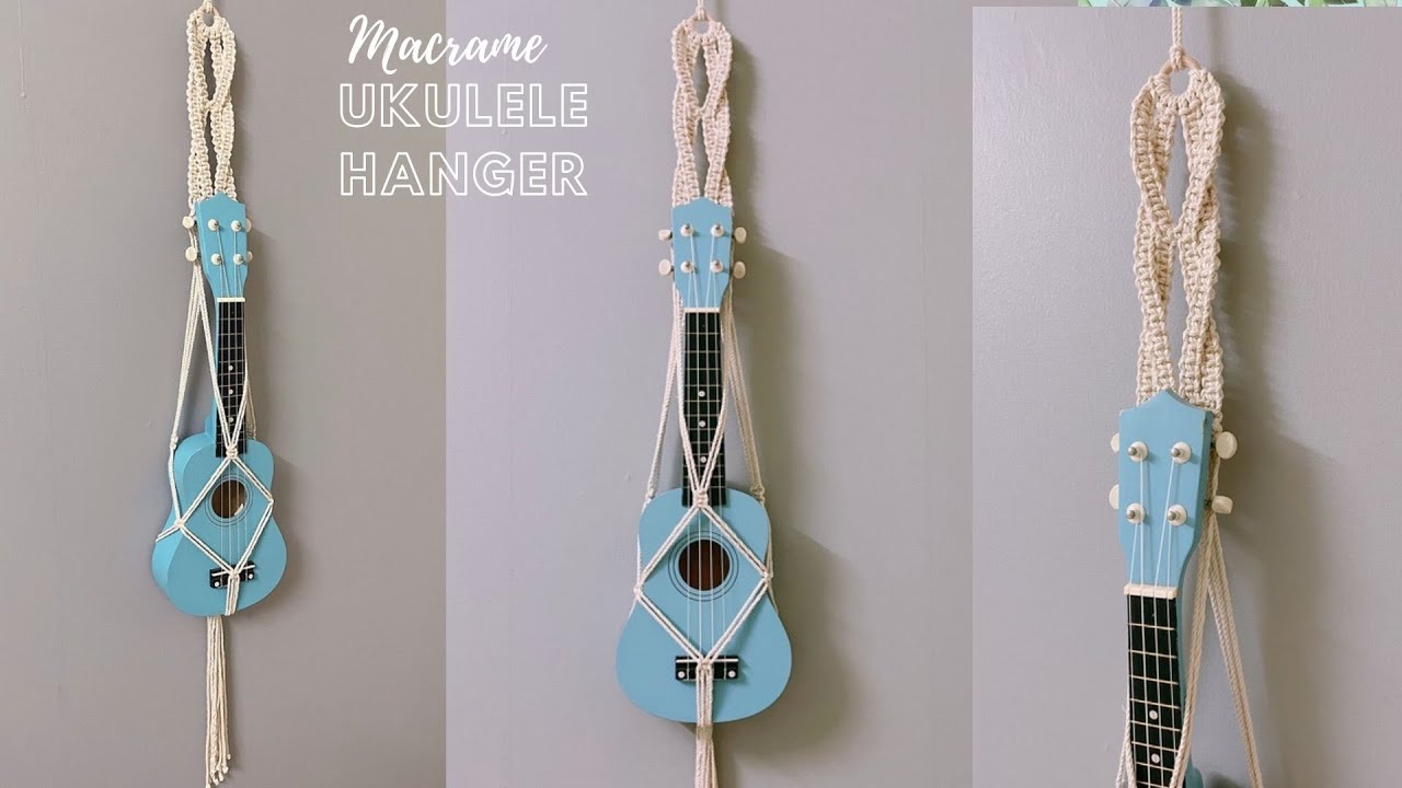 Macrame tutorial - Ukulele hanger #2 - Easy DIY