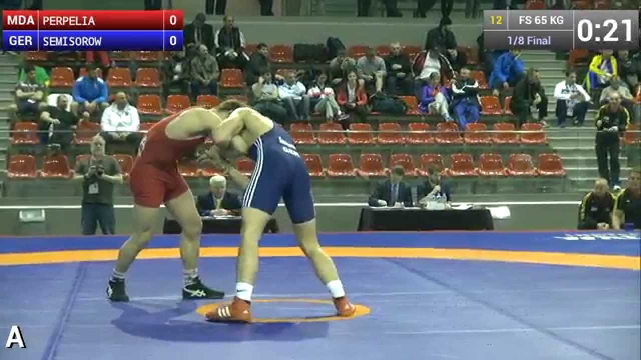 1/8 FS - 65 kg: Maxim PERPELIA (MDA) df. Alexander SEMISOROW (GER), 10-1