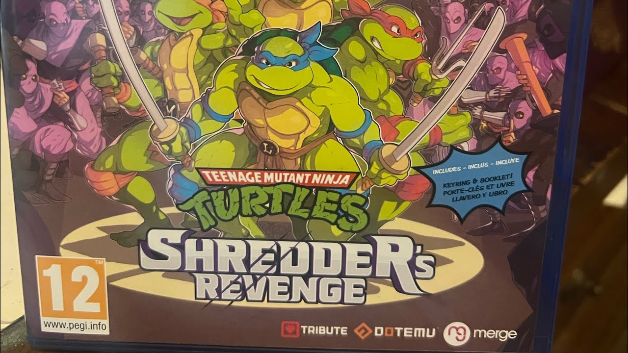 TMNT Shredder’s Revenge unboxing review. #Leonardo #TMNT #mastersplinter #apriloneil #ps4