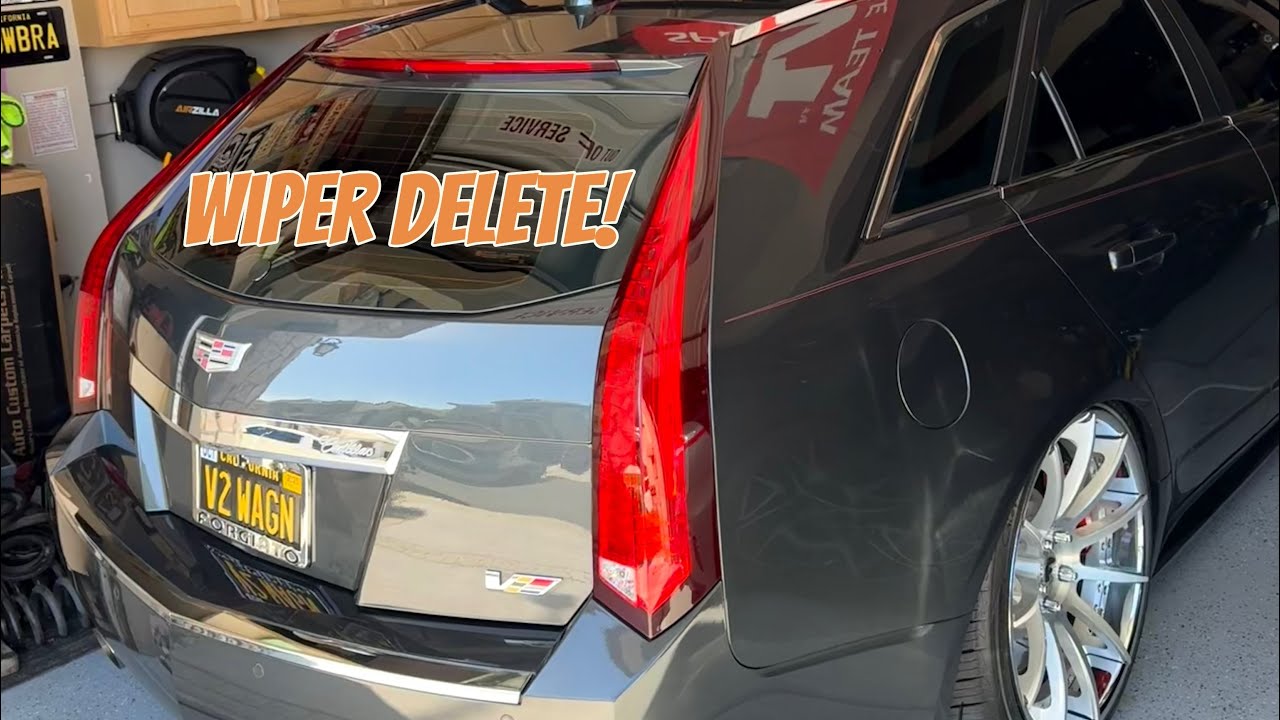 Cadillac CTS V Wagon Rear Wiper Delete