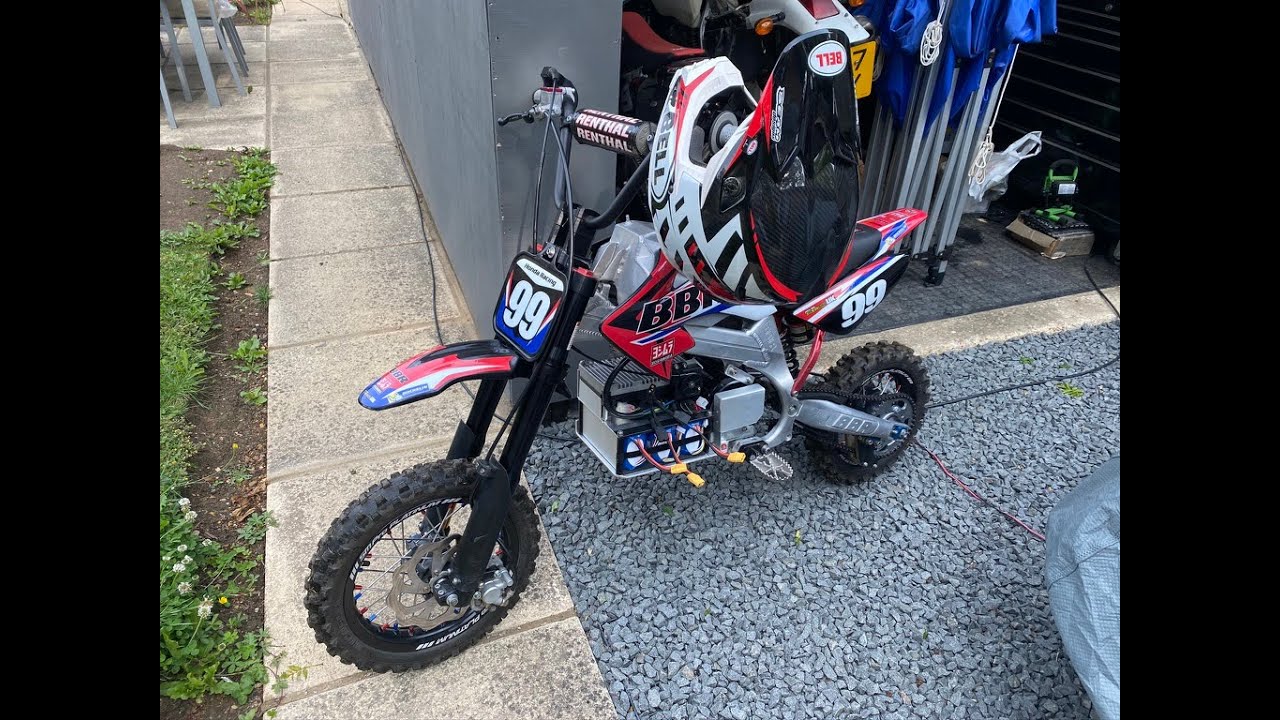Electric Pit Mini Bike Conversion BBR CRF 50 Perimeter Framed Bolt In  - The 'e-BBR V1'
