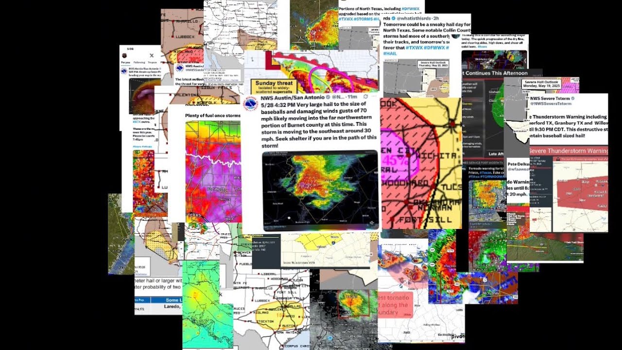 March is here!  Spring in Texas is coming! Severe Weather | Presidio Roofing Company #txwx #dfwwx 