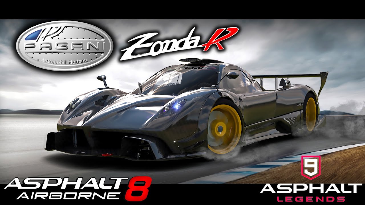 Pagani Zonda R: Asphalt 8 vs Asphalt 9