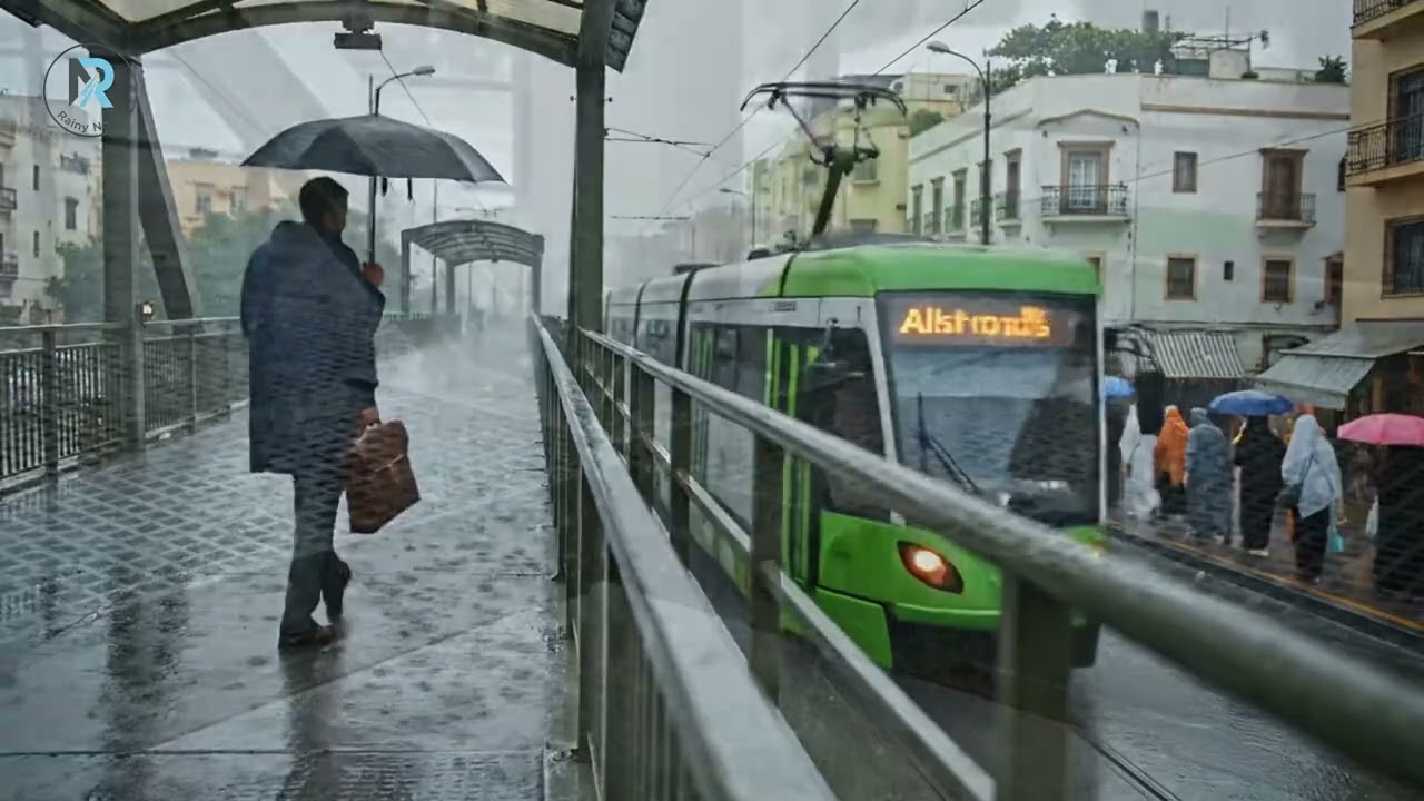Rainy Morning Coffee Ambience (5 Minutes) | Soft Rain Sounds for Relaxation| Rainy Nook