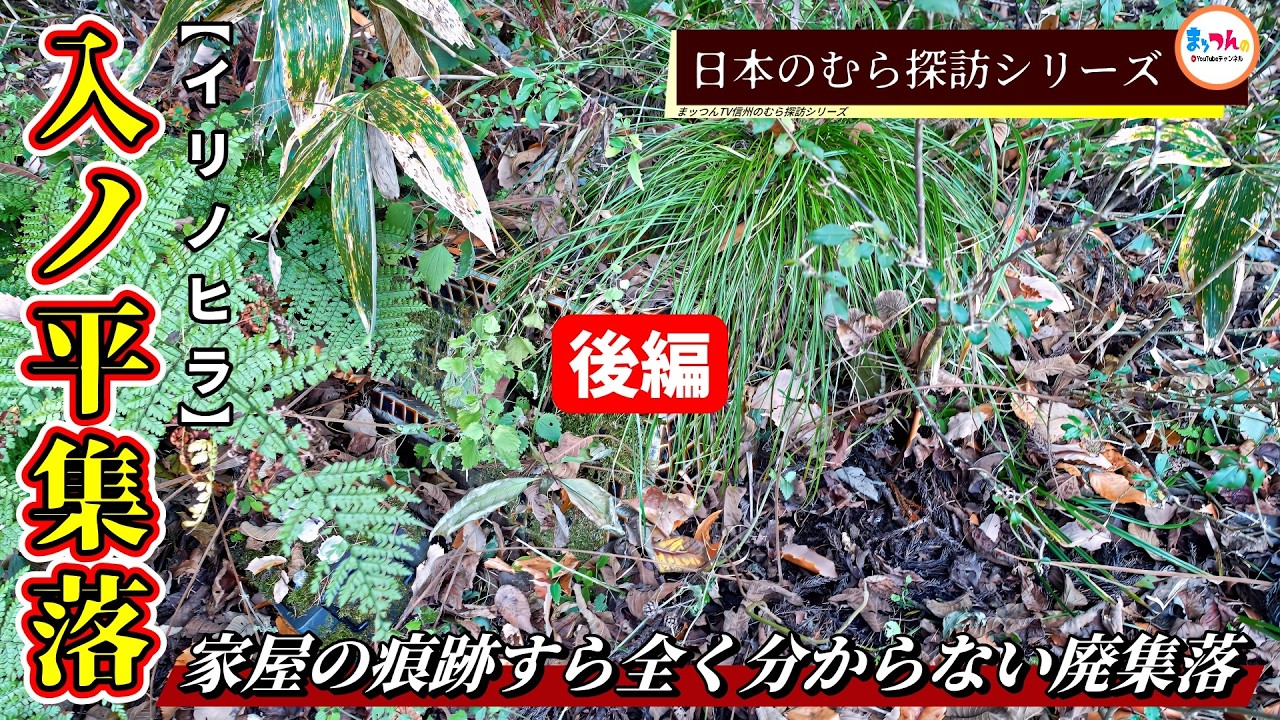 【家屋の痕跡すら全く分からない廃村集落】入ノ平集落 後編【日本のむら探訪】