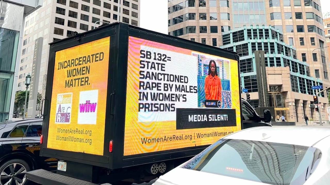 Billboard Campaign Targets California Transgender Prison Policy Ahead of Rape Trial
