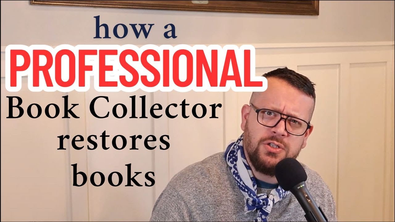 How to safely clean and restore vintage books from a PROFESSIONAL.